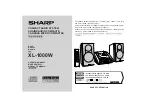 Sharp XL-1000W Operation Manual preview