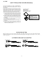 Preview for 2 page of Sharp XL-1500W Service Manual