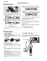 Preview for 6 page of Sharp XL-1500W Service Manual