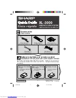 Sharp XL-3000 Quick Manual preview