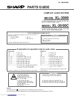 Предварительный просмотр 55 страницы Sharp XL-3000 Service Manual