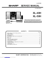 Sharp XL-40H Service Manual предпросмотр