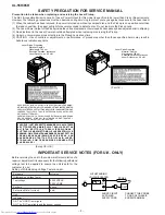 Предварительный просмотр 2 страницы Sharp XL-55H Service Manual