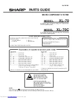 Preview for 49 page of Sharp XL-70 Service Manual