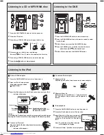 Предварительный просмотр 2 страницы Sharp XL-DAB227NH Quick Start Manual