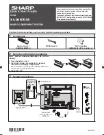 Preview for 1 page of Sharp XL-DAB703B Quick Start Manual