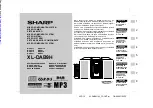 Sharp XL-DAB9H Operation Manual предпросмотр