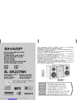 Sharp XL-DK227NH Operation Manual preview