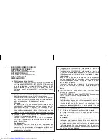 Preview for 2 page of Sharp XL-DK227NH Operation Manual