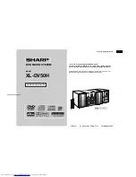 Sharp XL-DV50H Operation Manual preview