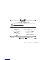 Предварительный просмотр 60 страницы Sharp XL-DV50H Operation Manual