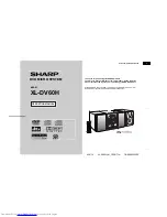 Sharp XL-DV60H Operation Manual preview