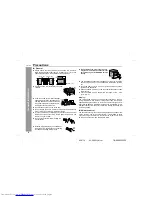 Предварительный просмотр 6 страницы Sharp XL-DV60H Operation Manual