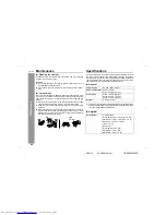 Предварительный просмотр 60 страницы Sharp XL-DV60H Operation Manual