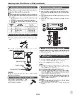 Preview for 8 page of Sharp XL-HF301PH(S) User Manual