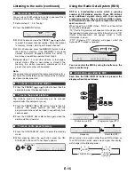 Preview for 15 page of Sharp XL-HF301PH(S) User Manual