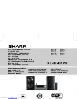 Предварительный просмотр 1 страницы Sharp XL-HF401PH Operation Manual