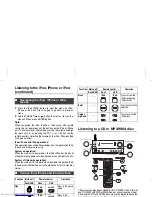 Предварительный просмотр 22 страницы Sharp XL-HF401PH Operation Manual