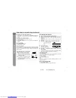 Preview for 26 page of Sharp XL-HP500H Operation Manual