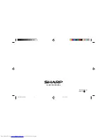 Preview for 40 page of Sharp XL-HP500H Operation Manual