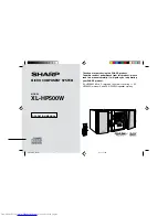 Preview for 1 page of Sharp XL-HP500W Operation Manual