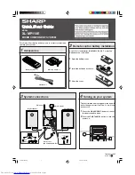 Sharp XL-MP110E Quick Start Manual preview