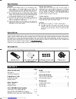 Предварительный просмотр 2 страницы Sharp XL-MP15H Operation Manual