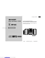 Sharp XL-MP80E Operation Manual preview