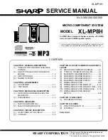 Sharp XL-MP8H Service Manual preview