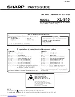 Предварительный просмотр 35 страницы Sharp XL-S10 Service Manual