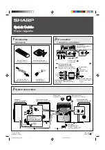 Sharp XLDV50 Quick Start Manual preview