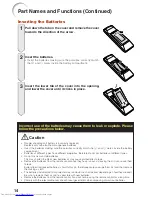 Предварительный просмотр 18 страницы Sharp XR-30S - SVGA DLP Projector Operation Manual