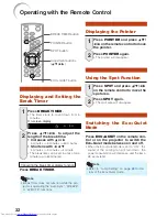 Предварительный просмотр 36 страницы Sharp XR-30S - SVGA DLP Projector Operation Manual