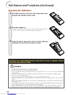 Предварительный просмотр 18 страницы Sharp XR-32S - Notevision SVGA DLP Projector Operation Manual