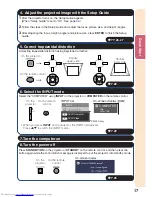 Предварительный просмотр 21 страницы Sharp XR-32S - Notevision SVGA DLP Projector Operation Manual