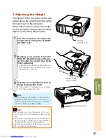 Предварительный просмотр 31 страницы Sharp XR-32S - Notevision SVGA DLP Projector Operation Manual