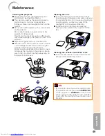 Предварительный просмотр 53 страницы Sharp XR-32S - Notevision SVGA DLP Projector Operation Manual