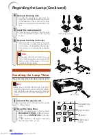 Предварительный просмотр 58 страницы Sharp XR-32S - Notevision SVGA DLP Projector Operation Manual