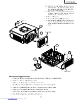 Предварительный просмотр 9 страницы Sharp XV-C100A Service Manual