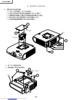 Предварительный просмотр 58 страницы Sharp XV-C100A Service Manual