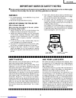 Preview for 3 page of Sharp XV-C100U Service Manual