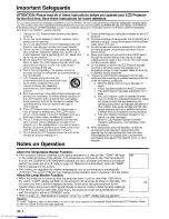 Предварительный просмотр 6 страницы Sharp XV-C20E Operation Manual