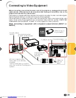 Предварительный просмотр 27 страницы Sharp XV-Z100 Operation Manual