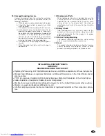 Preview for 9 page of Sharp XV-Z10000 Operation Manual