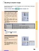 Preview for 55 page of Sharp XV-Z10000 Operation Manual