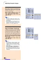 Preview for 56 page of Sharp XV-Z10000 Operation Manual