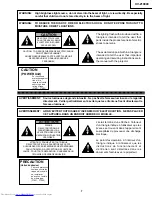 Preview for 7 page of Sharp XV-Z10000 Service Manual