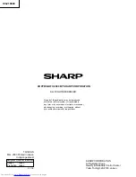 Preview for 178 page of Sharp XV-Z10000 Service Manual