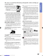 Preview for 8 page of Sharp XV-Z12000 - Vision - DLP Projector Operation Manual