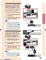 Предварительный просмотр 20 страницы Sharp XV-Z12000 - Vision - DLP Projector Operation Manual